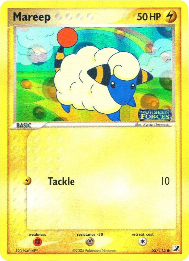 Mareep (62/115) (Stamped) [EX: Unseen Forces] - The Mythic Store | 24h Order Processing