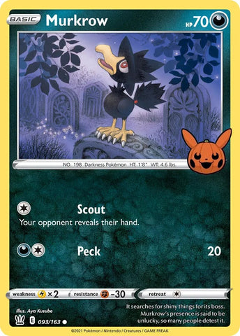 Murkrow (093/163) [Trick or Trade] - The Mythic Store | 24h Order Processing