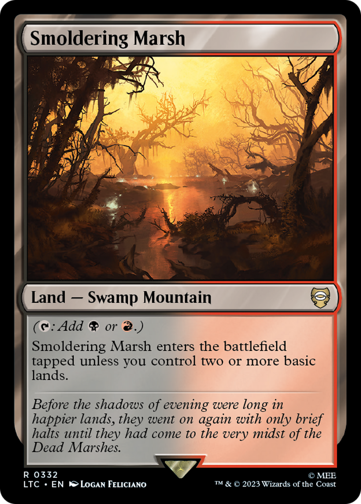 Smoldering Marsh [The Lord of the Rings: Tales of Middle-Earth Commander] - The Mythic Store | 24h Order Processing