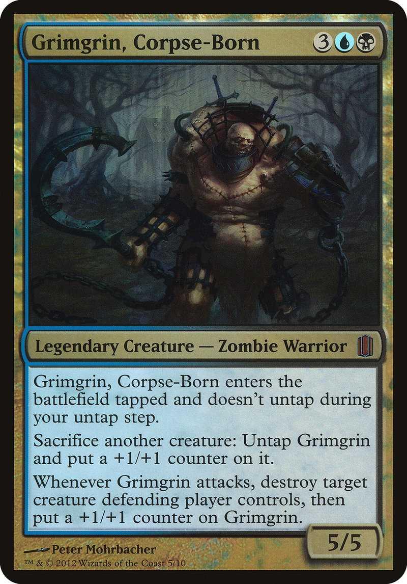 Grimgrin, Corpse-Born (Oversized) [Commander's Arsenal Oversized] - The Mythic Store | 24h Order Processing