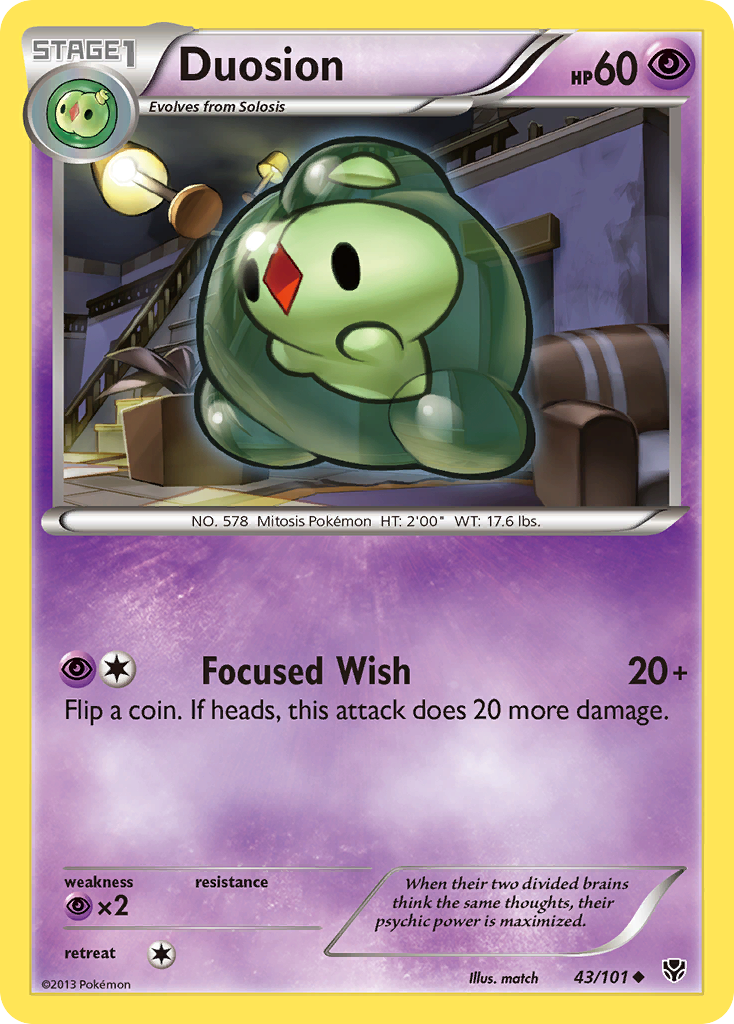Duosion (43/101) [Black & White: Plasma Blast] - The Mythic Store | 24h Order Processing