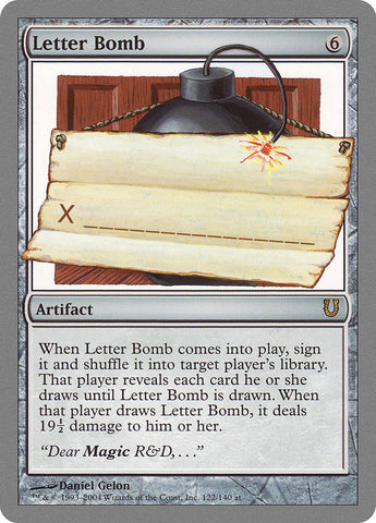 Letter Bomb [Unhinged] - The Mythic Store | 24h Order Processing