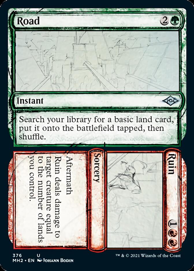 Road // Ruin (Sketch) [Modern Horizons 2] - The Mythic Store | 24h Order Processing