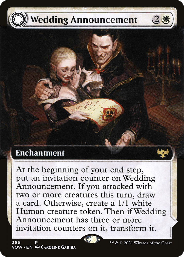 Wedding Announcement // Wedding Festivity (Extended Art) [Innistrad: Crimson Vow] - The Mythic Store | 24h Order Processing