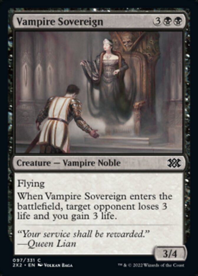 Vampire Sovereign [Double Masters 2022] - The Mythic Store | 24h Order Processing