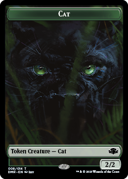Elephant // Cat (008) Double-Sided Token [Dominaria Remastered Tokens] - The Mythic Store | 24h Order Processing