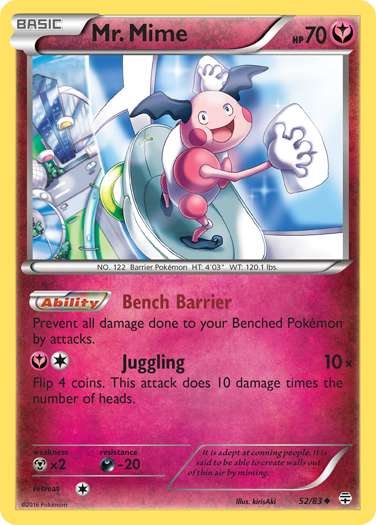 Mr. Mime (52/83) [XY: Generations] - The Mythic Store | 24h Order Processing