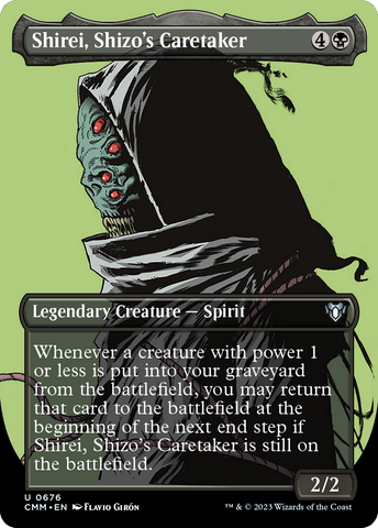 Shirei, Shizo's Caretaker (Borderless Profile) [Commander Masters] - The Mythic Store | 24h Order Processing