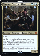 Shanna, Purifying Blade [Dominaria United Prerelease Promos] - The Mythic Store | 24h Order Processing