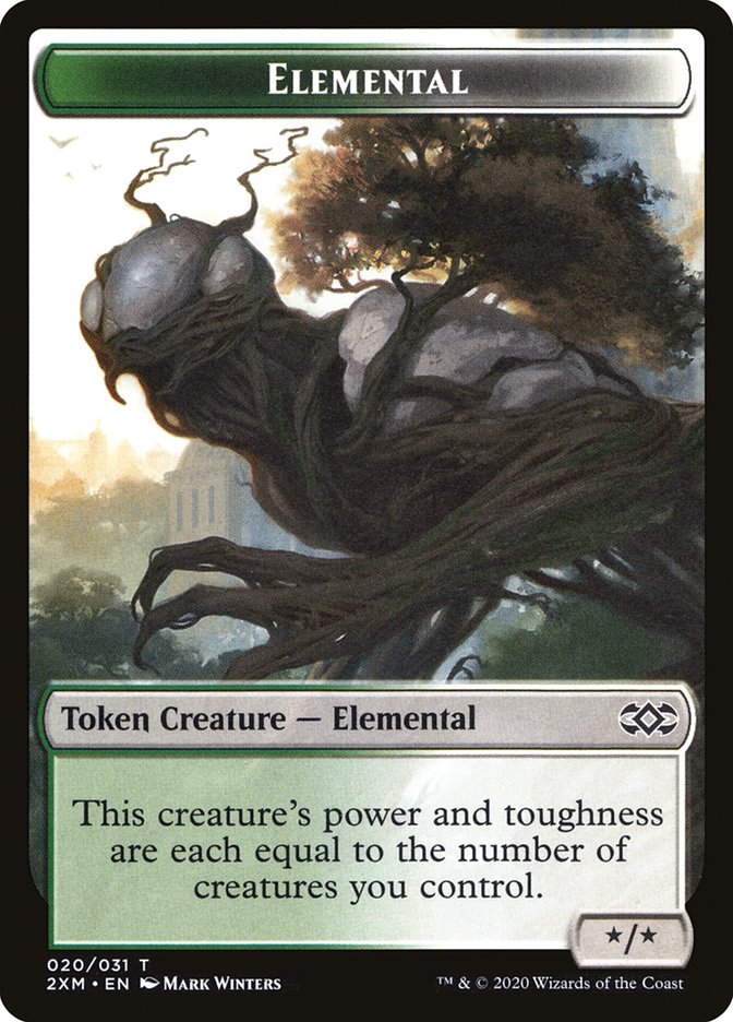 Clue // Elemental Double-Sided Token [Double Masters Tokens] - The Mythic Store | 24h Order Processing