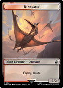 Soldier // Dinosaur Double-Sided Token [Doctor Who Tokens] - The Mythic Store | 24h Order Processing