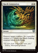 Harsh Annotation [Secrets of Strixhaven] - The Mythic Store | 24h Order Processing