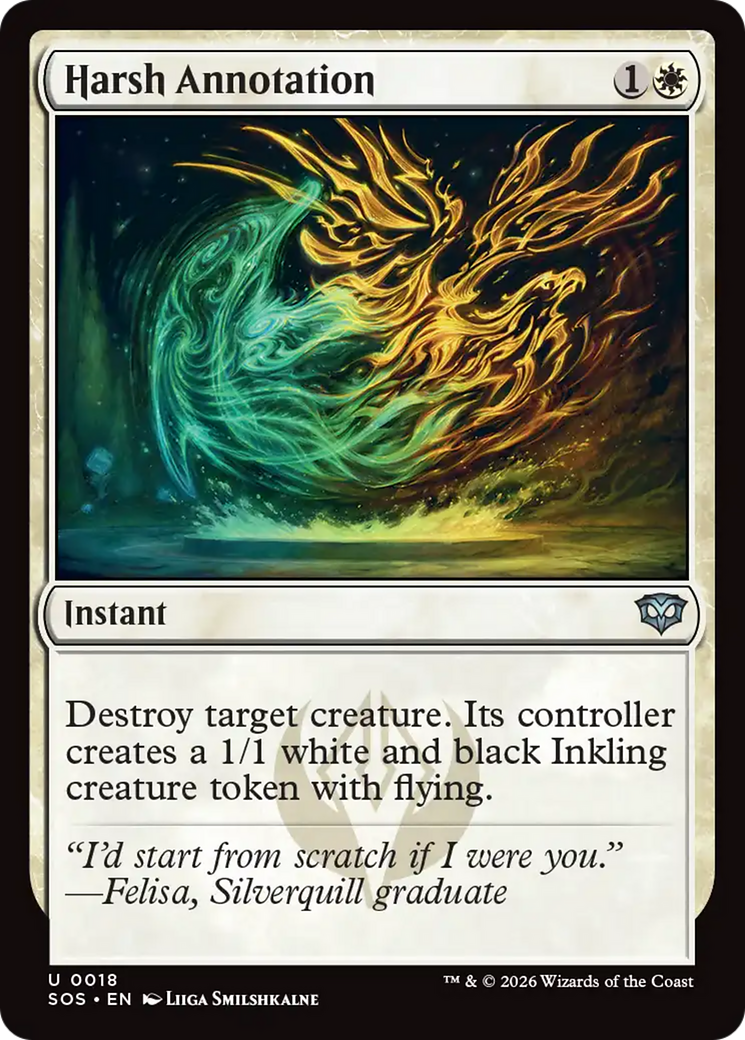 Harsh Annotation [Secrets of Strixhaven] - The Mythic Store | 24h Order Processing