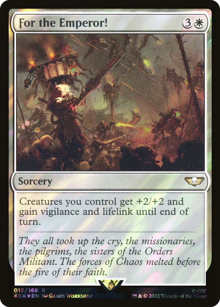 For the Emperor! (Surge Foil) [Warhammer 40,000] - The Mythic Store | 24h Order Processing