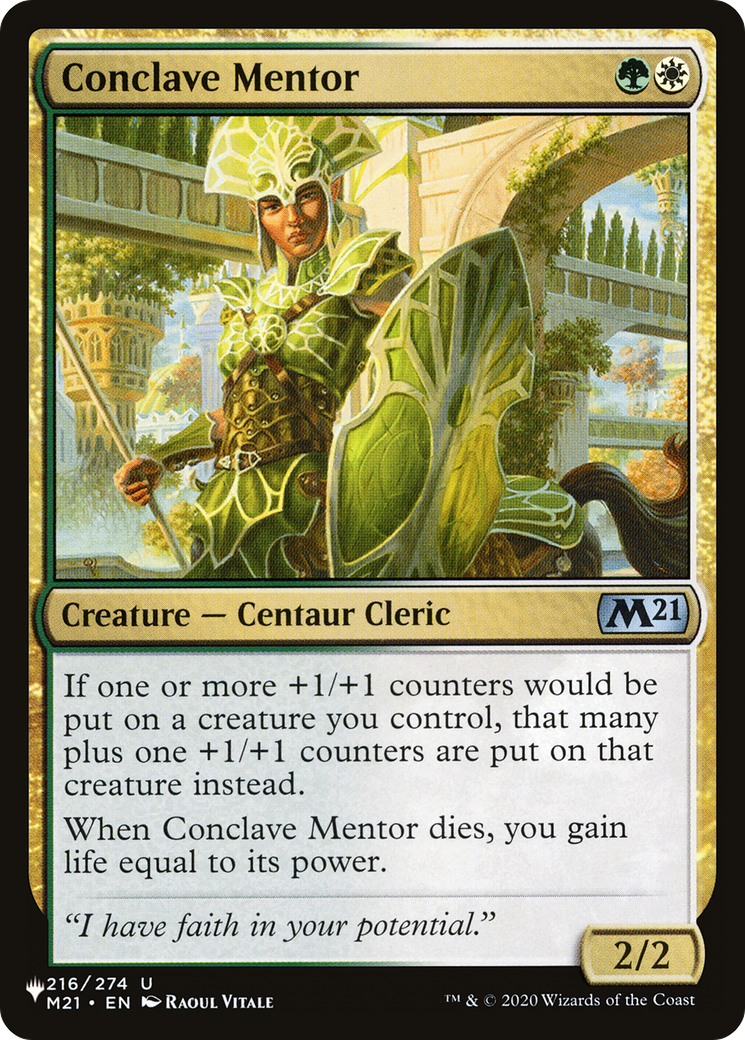 Conclave Mentor [The List Reprints] - The Mythic Store | 24h Order Processing