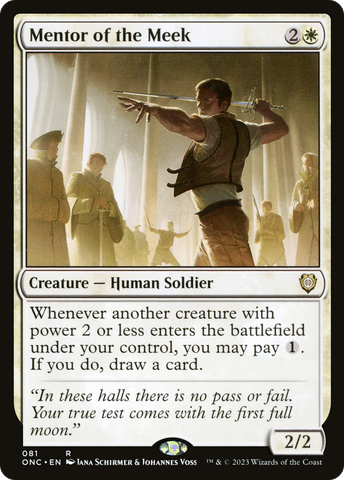 Mentor of the Meek [Phyrexia: All Will Be One Commander] - The Mythic Store | 24h Order Processing