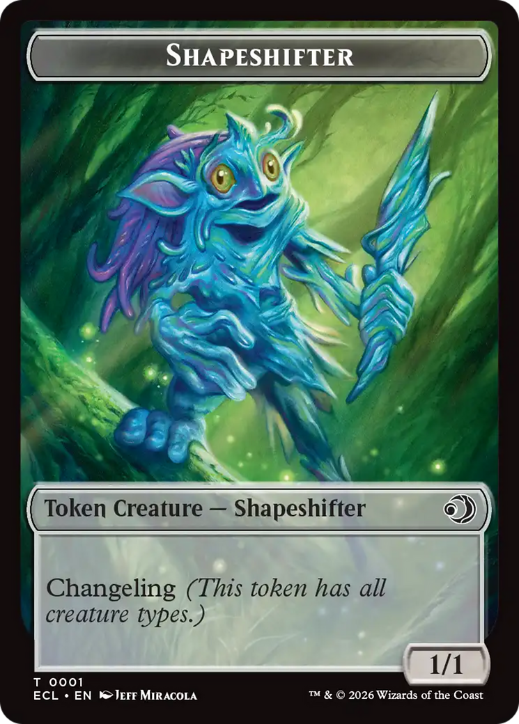 Shapeshifter // Map Double-Sided Token [Lorwyn Eclipsed Tokens] - The Mythic Store | 24h Order Processing