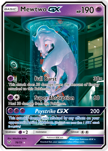 Mewtwo GX (78/73) [Sun & Moon: Shining Legends] - The Mythic Store | 24h Order Processing