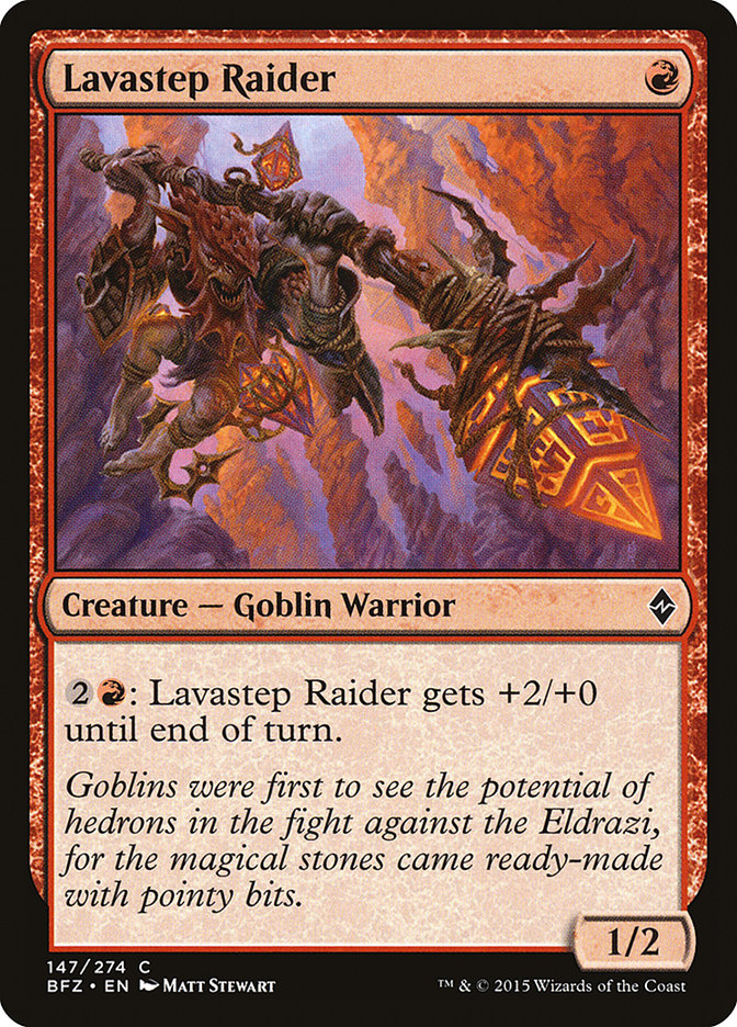 Lavastep Raider [Battle for Zendikar] - The Mythic Store | 24h Order Processing