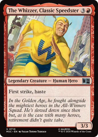The Whizzer, Classic Speedster [Marvel Super Heroes Commander] - The Mythic Store | 24h Order Processing