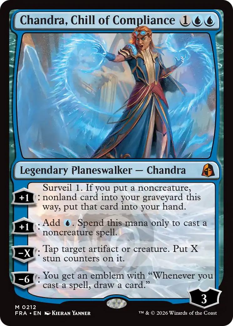 Chandra, Chill of Compliance [Reality Fracture] - The Mythic Store | 24h Order Processing