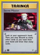 Secret Mission (118/132) [Gym Heroes 1st Edition] - The Mythic Store | 24h Order Processing