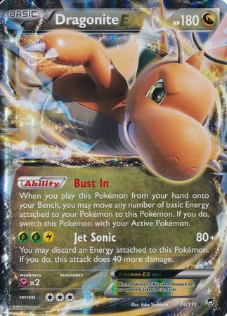 Dragonite EX (74/111) (Jumbo Card) [XY: Furious Fists] - The Mythic Store | 24h Order Processing