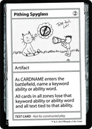 Pithing Spyglass (2021 Edition) [Mystery Booster Playtest Cards] - The Mythic Store | 24h Order Processing