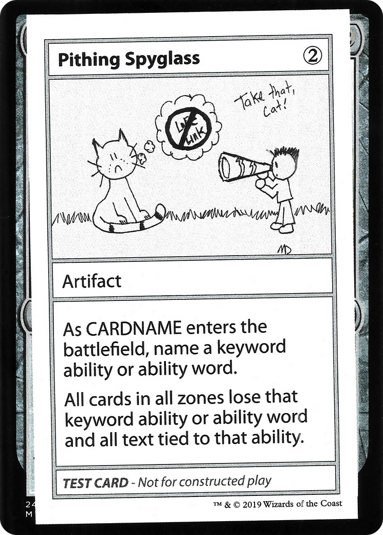 Pithing Spyglass (2021 Edition) [Mystery Booster Playtest Cards] - The Mythic Store | 24h Order Processing