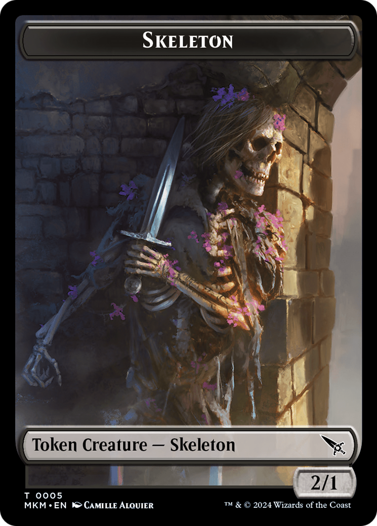 Thopter (0020) // Skeleton Double-Sided Token [Murders at Karlov Manor Tokens] - The Mythic Store | 24h Order Processing