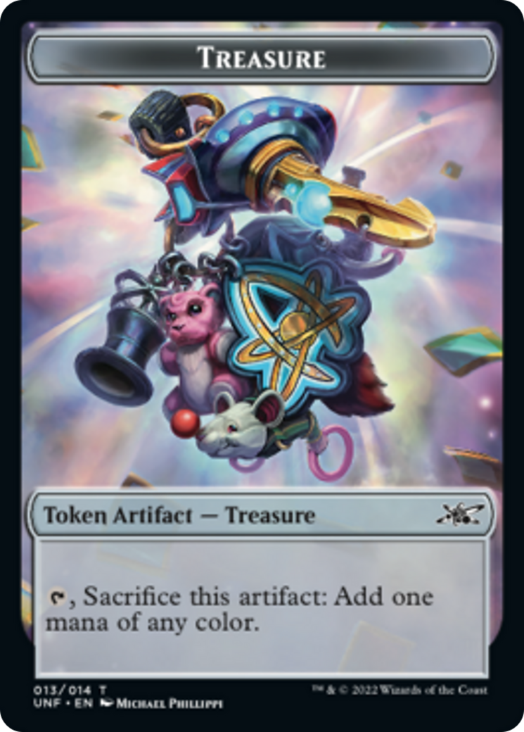 Squirrel // Treasure (013) Double-Sided Token [Unfinity Tokens] - The Mythic Store | 24h Order Processing