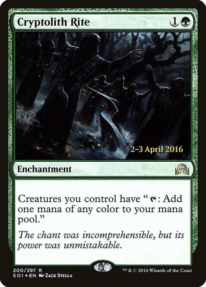 Cryptolith Rite [Shadows over Innistrad Prerelease Promos] - The Mythic Store | 24h Order Processing