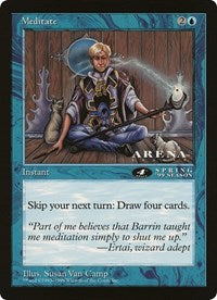 Meditate (4th Place) (Oversized) [Oversize Cards] - The Mythic Store | 24h Order Processing