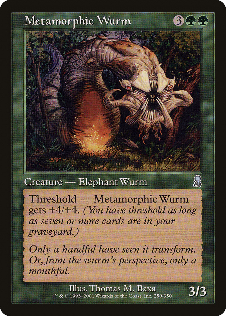 Metamorphic Wurm [Odyssey] - The Mythic Store | 24h Order Processing