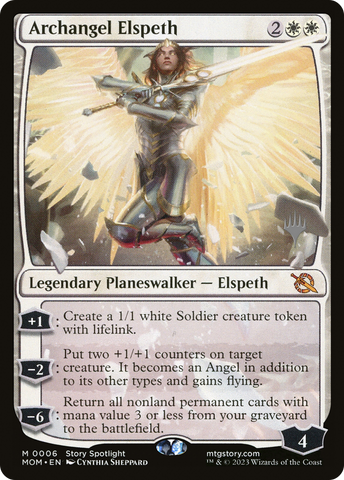 Archangel Elspeth (Promo Pack) [March of the Machine Promos] - The Mythic Store | 24h Order Processing