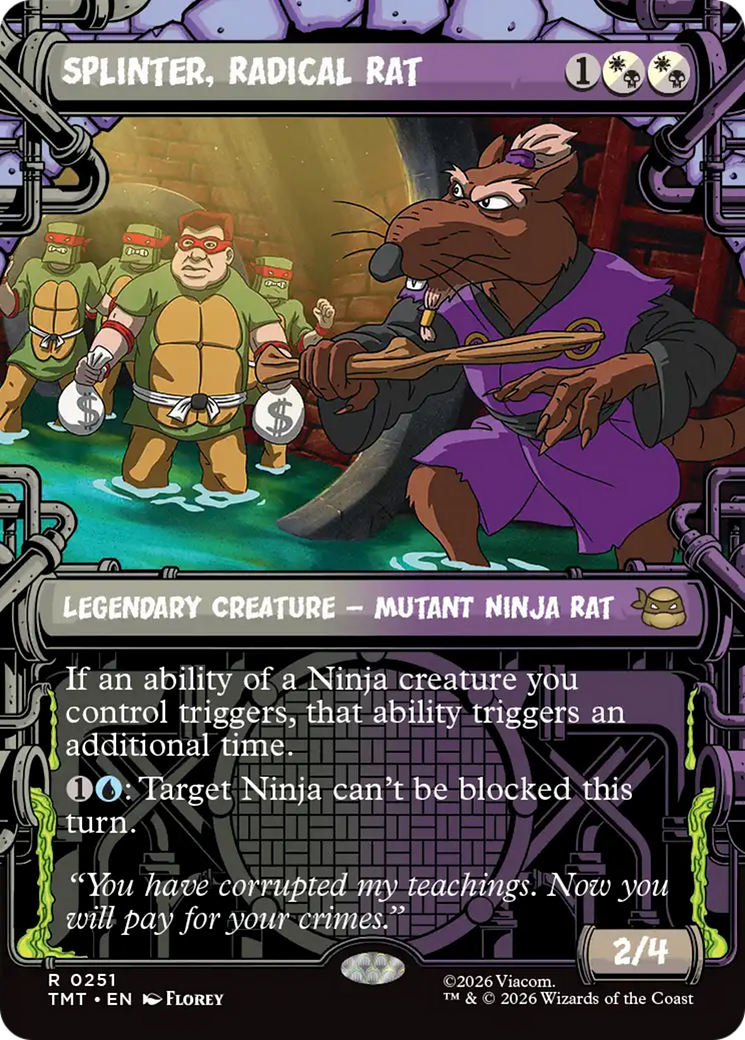 Splinter, Radical Rat (Showcase) [Teenage Mutant Ninja Turtles] - The Mythic Store | 24h Order Processing