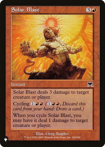 Solar Blast [The List] - The Mythic Store | 24h Order Processing