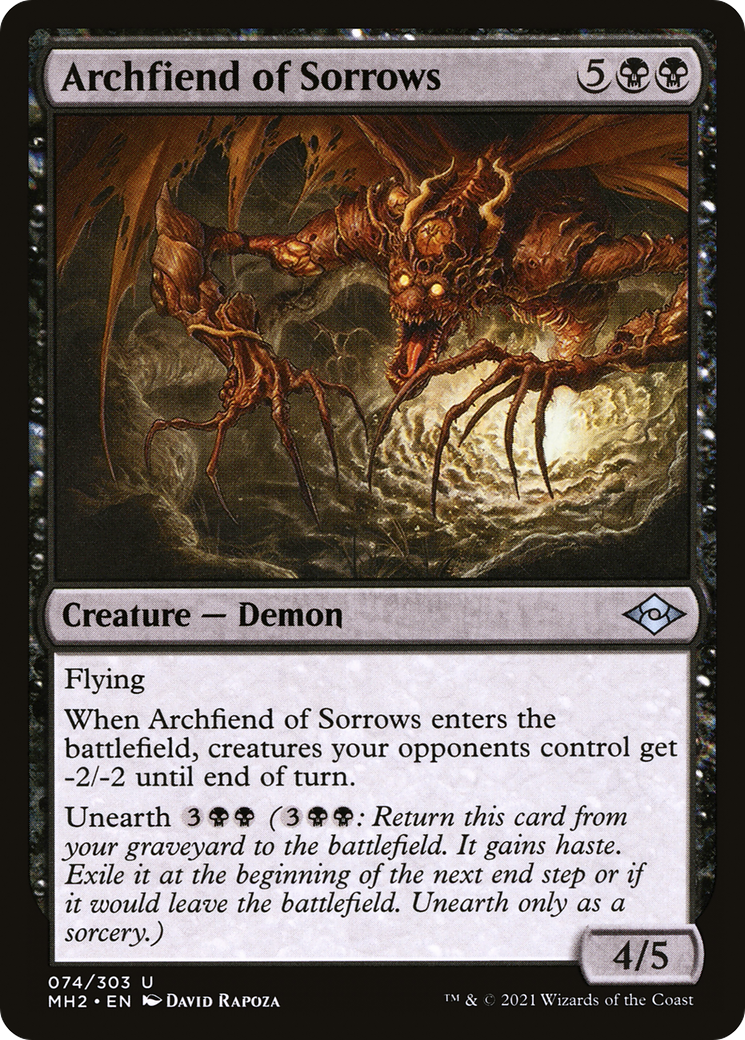 Archfiend of Sorrows [Modern Horizons 2] - The Mythic Store | 24h Order Processing