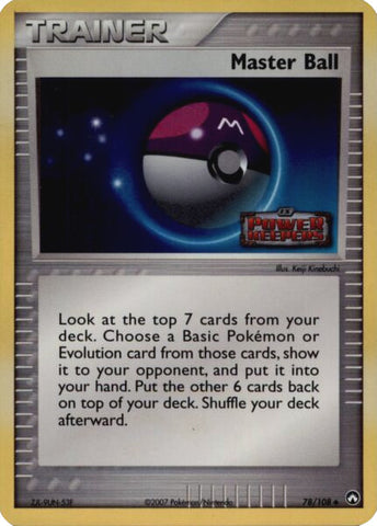 Master Ball (78/108) (Stamped) [EX: Power Keepers] - The Mythic Store | 24h Order Processing