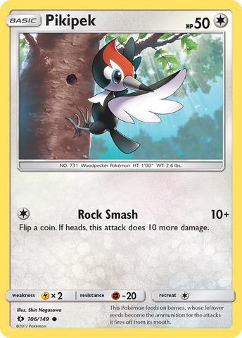 Pikipek (106/149) [Sun & Moon: Base Set] - The Mythic Store | 24h Order Processing