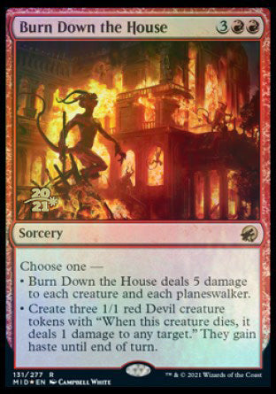 Burn Down the House [Innistrad: Midnight Hunt Prerelease Promos] - The Mythic Store | 24h Order Processing