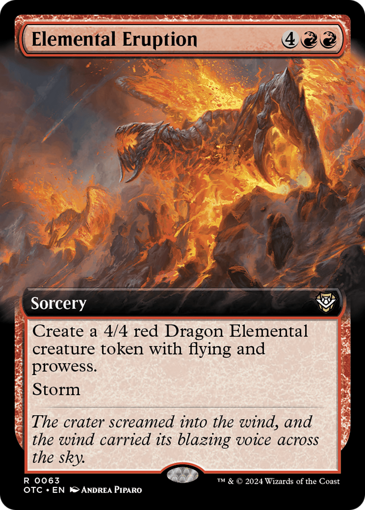 Elemental Eruption (Extended Art) [Outlaws of Thunder Junction Commander] - The Mythic Store | 24h Order Processing