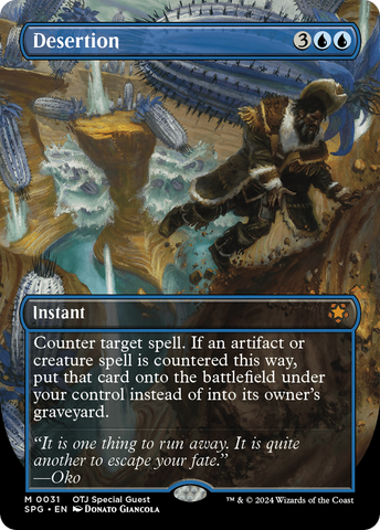 Desertion (Borderless) [Outlaws of Thunder Junction Special Guests] - The Mythic Store | 24h Order Processing