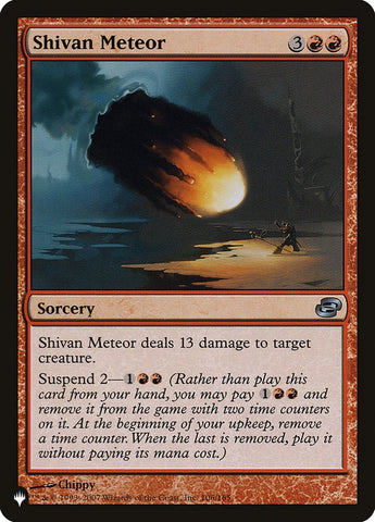 Shivan Meteor [The List] - The Mythic Store | 24h Order Processing