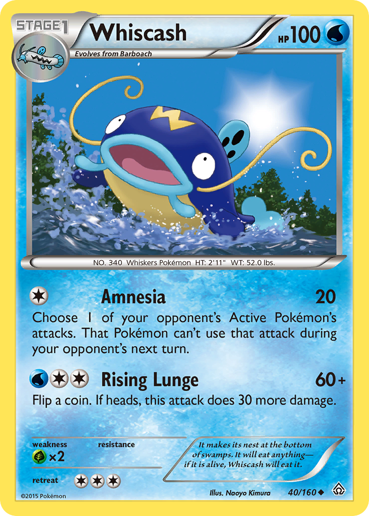 Whiscash (40/160) [XY: Primal Clash] - The Mythic Store | 24h Order Processing