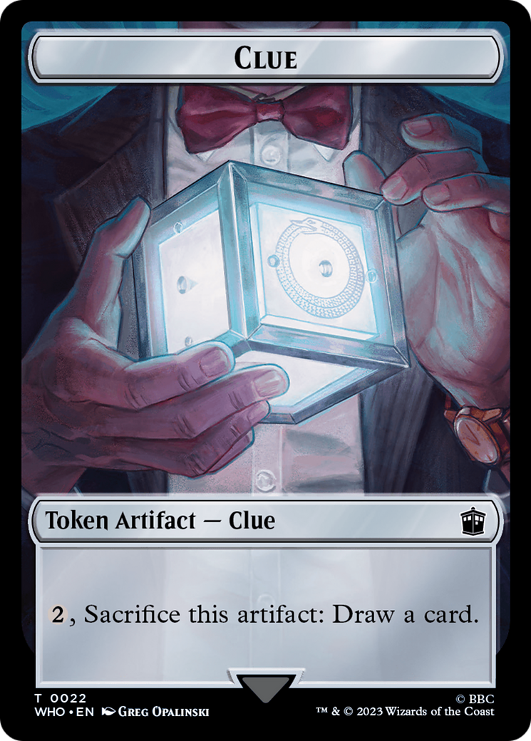Copy // Clue (0022) Double-Sided Token [Doctor Who Tokens] - The Mythic Store | 24h Order Processing