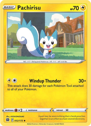 Pachirisu (052/172) [Sword & Shield: Brilliant Stars] - The Mythic Store | 24h Order Processing