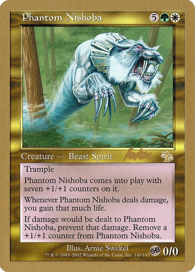 Phantom Nishoba (Brian Kibler) (SB) [World Championship Decks 2002] - The Mythic Store | 24h Order Processing