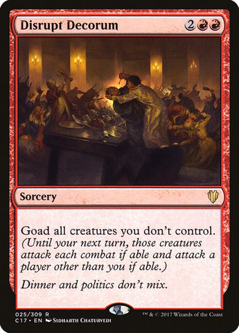 Disrupt Decorum [Commander 2017] - The Mythic Store | 24h Order Processing