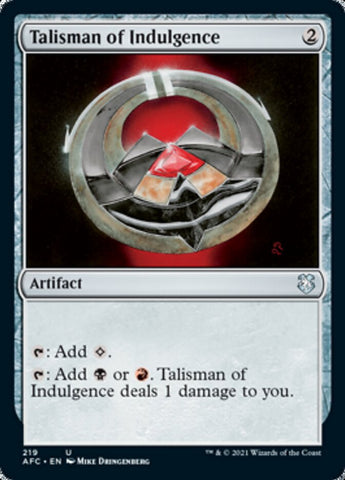 Talisman of Indulgence [Dungeons & Dragons: Adventures in the Forgotten Realms Commander] - The Mythic Store | 24h Order Processing